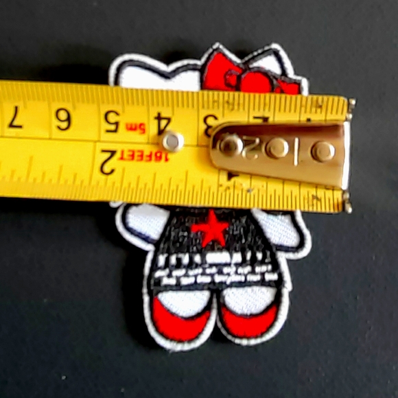 NEW (Lot of 2) Hello Kitty Patches/Emblems/Appliqués! *Rare* Sew-On & Iron-On - Picture 6 of 8